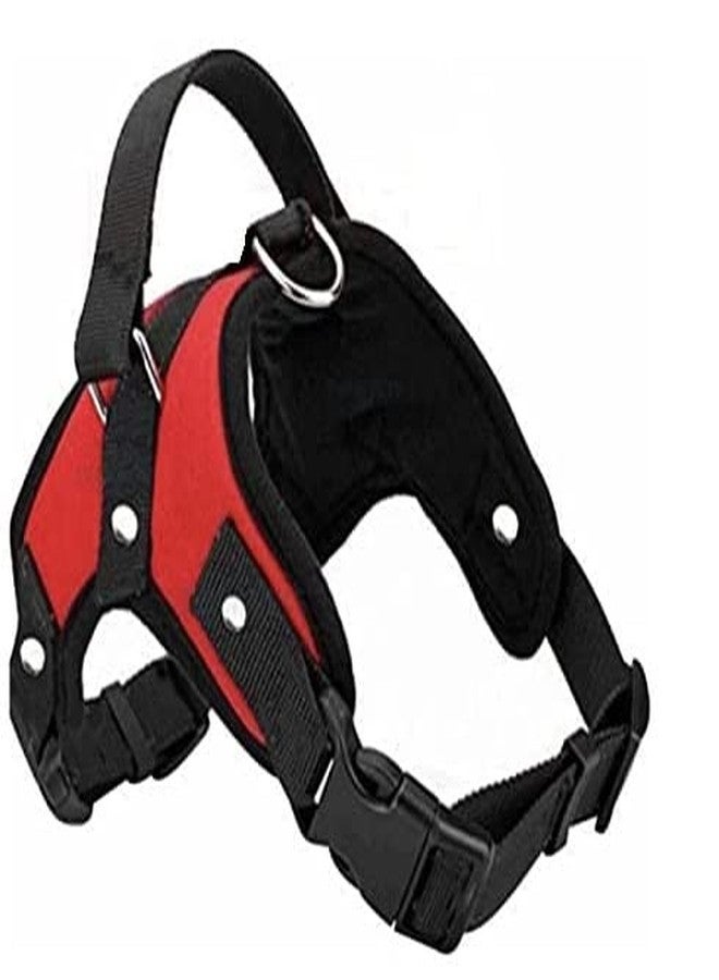 Smart Pups Padded Dog Harness Adjustable Neck Strip & Chest Strip Dog Harness (Red, X-Large) Vest Padded Harness for Dogs (Pack of 1 Pcs) (Red) - Image 1